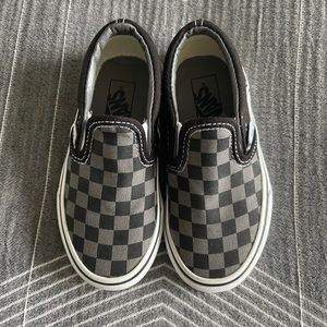 VANS kids checkerboard slip-on